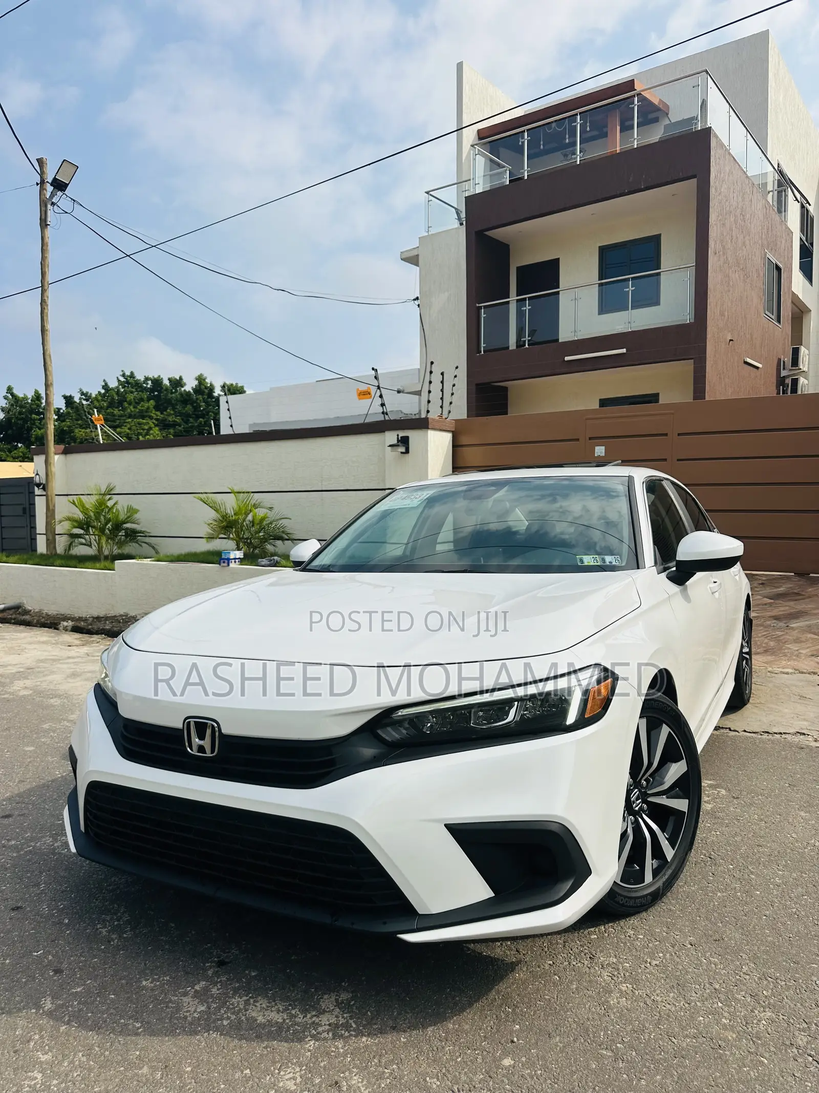 Honda Civic EX-L 2022 White