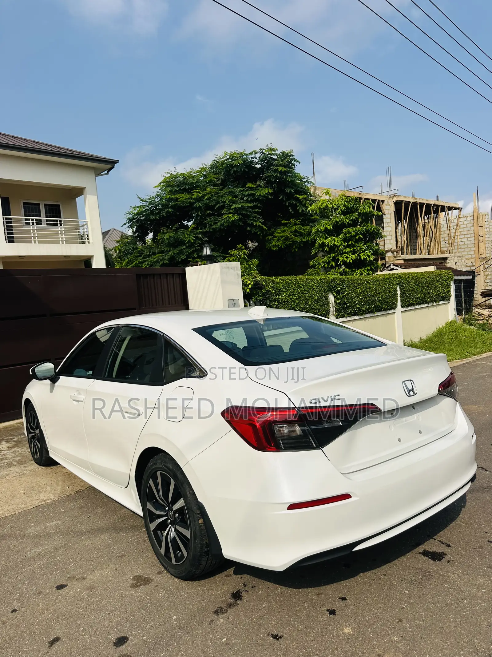 Honda Civic EX-L 2022 White