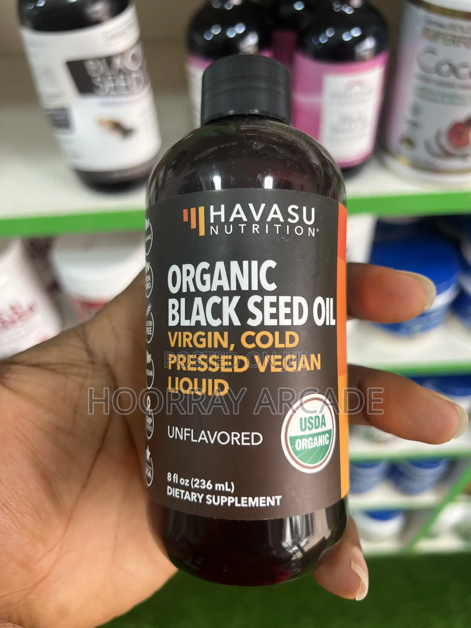 Organic Black Seed Oil - 236ml Delivery Only