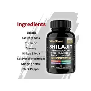 Wins Town Shilajit 8 in 1 Capsules - 60 Capsules