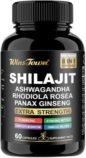 Wins Town Shilajit 8 in 1 Capsules - 60 Capsules