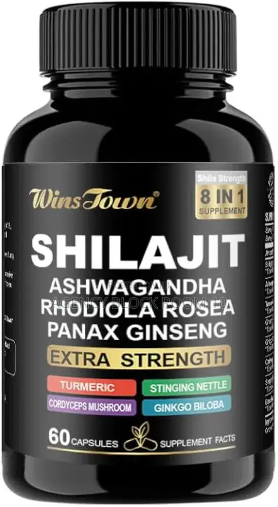 Wins Town Shilajit 8 in 1 Capsules - 60 Capsules