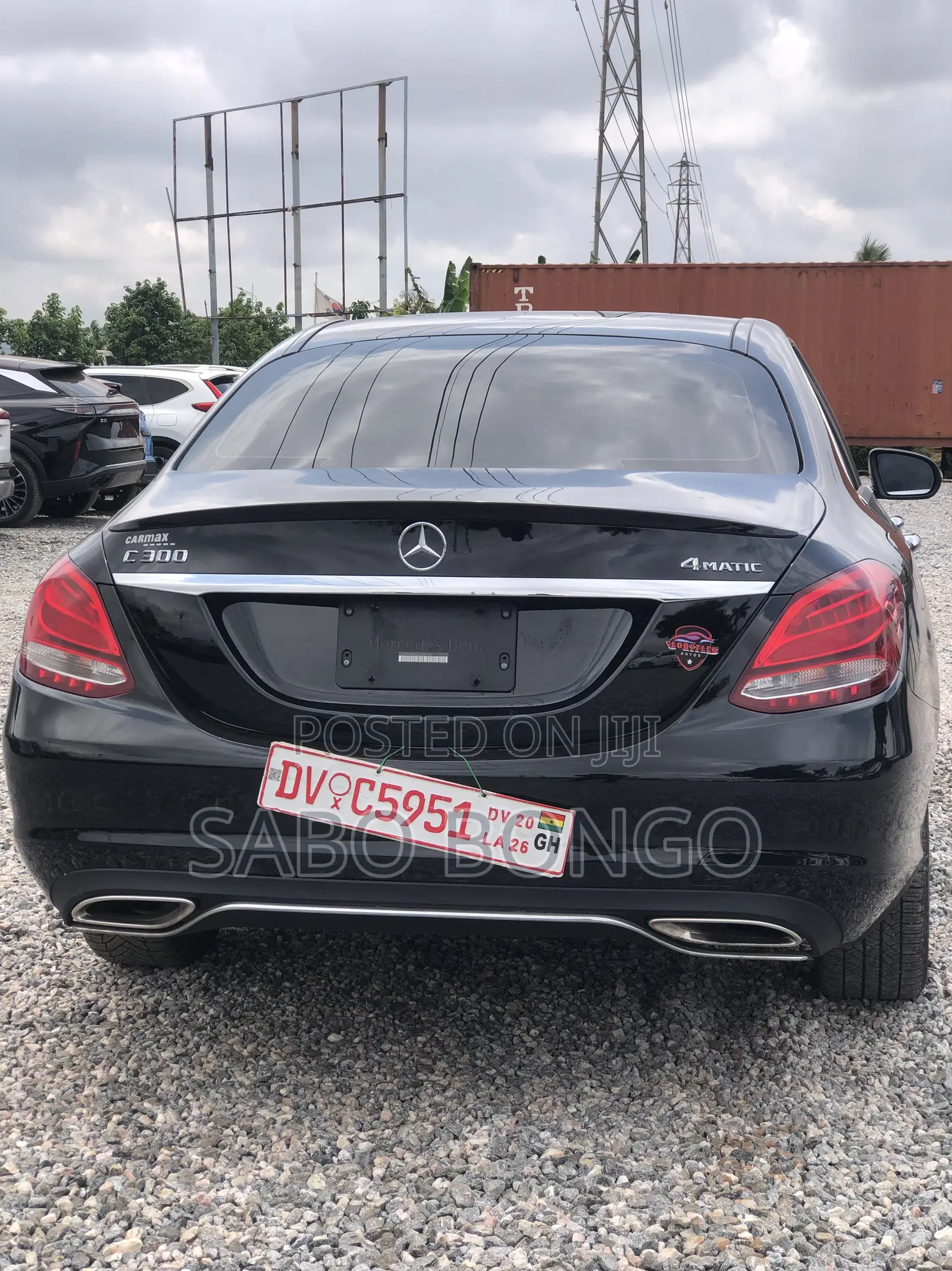Mercedes-Benz C300 Sport 4Matic Sedan AWD (2.0L 4cyll 7A) 2016 Black