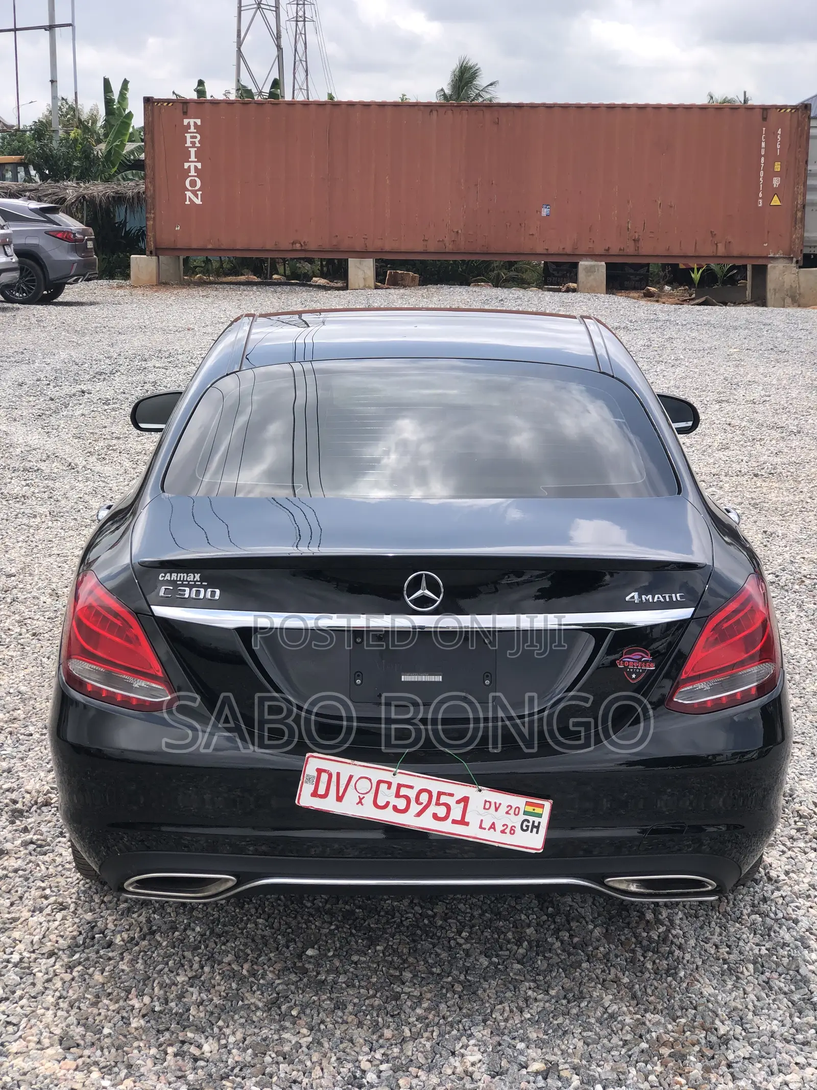 Mercedes-Benz C300 Sport 4Matic Sedan AWD (2.0L 4cyll 7A) 2016 Black