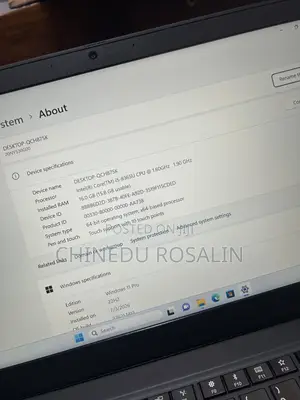 Laptop Lenovo ThinkPad T490s 16GB Intel Core i5 SSD 256GB