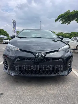 Toyota Corolla SE (1.8L 4cyl 6M) 2018 Black