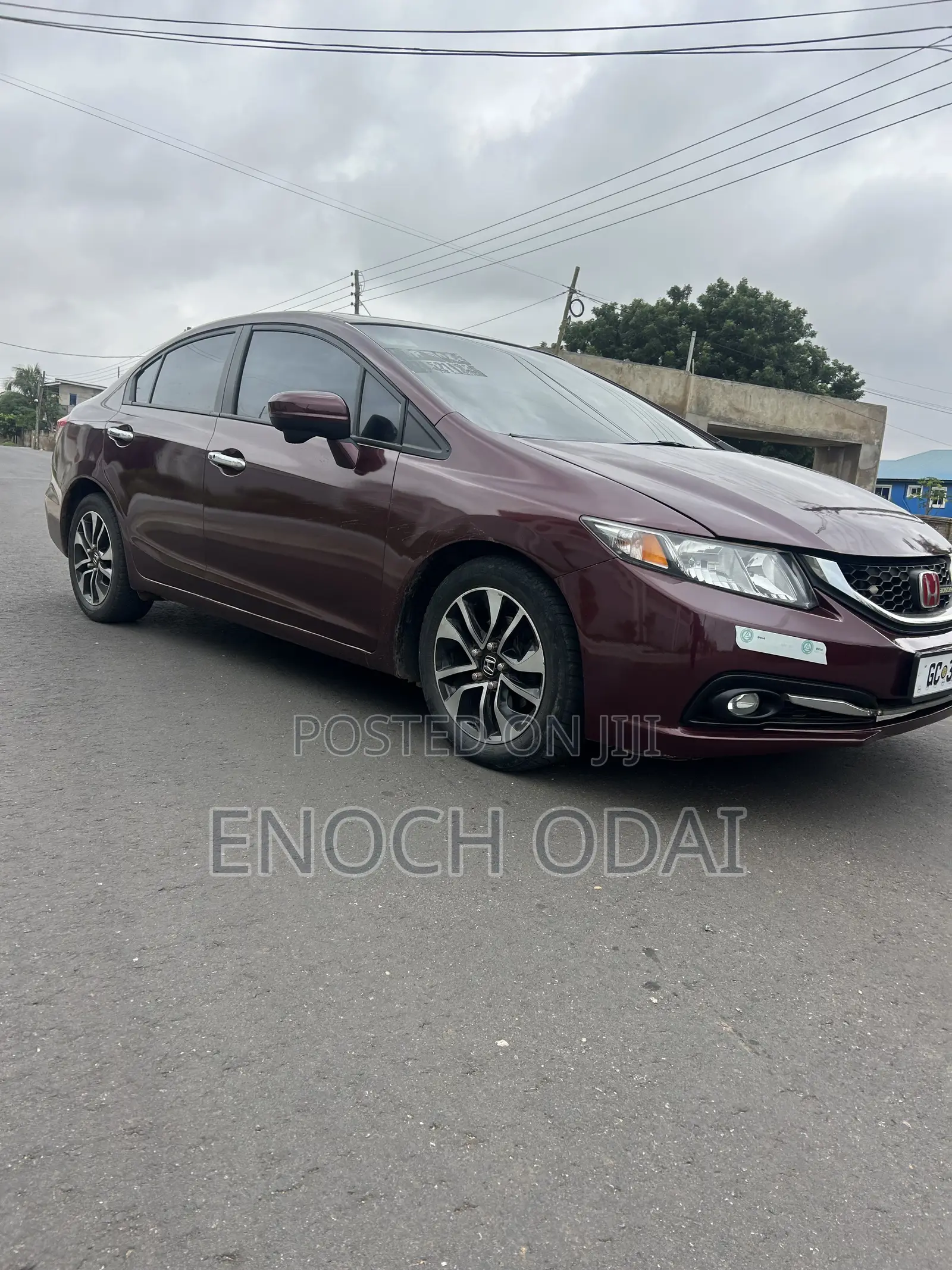 Honda Civic EX-L 4dr Sedan (1.8L 4cyl CVT) 2015 Burgundy