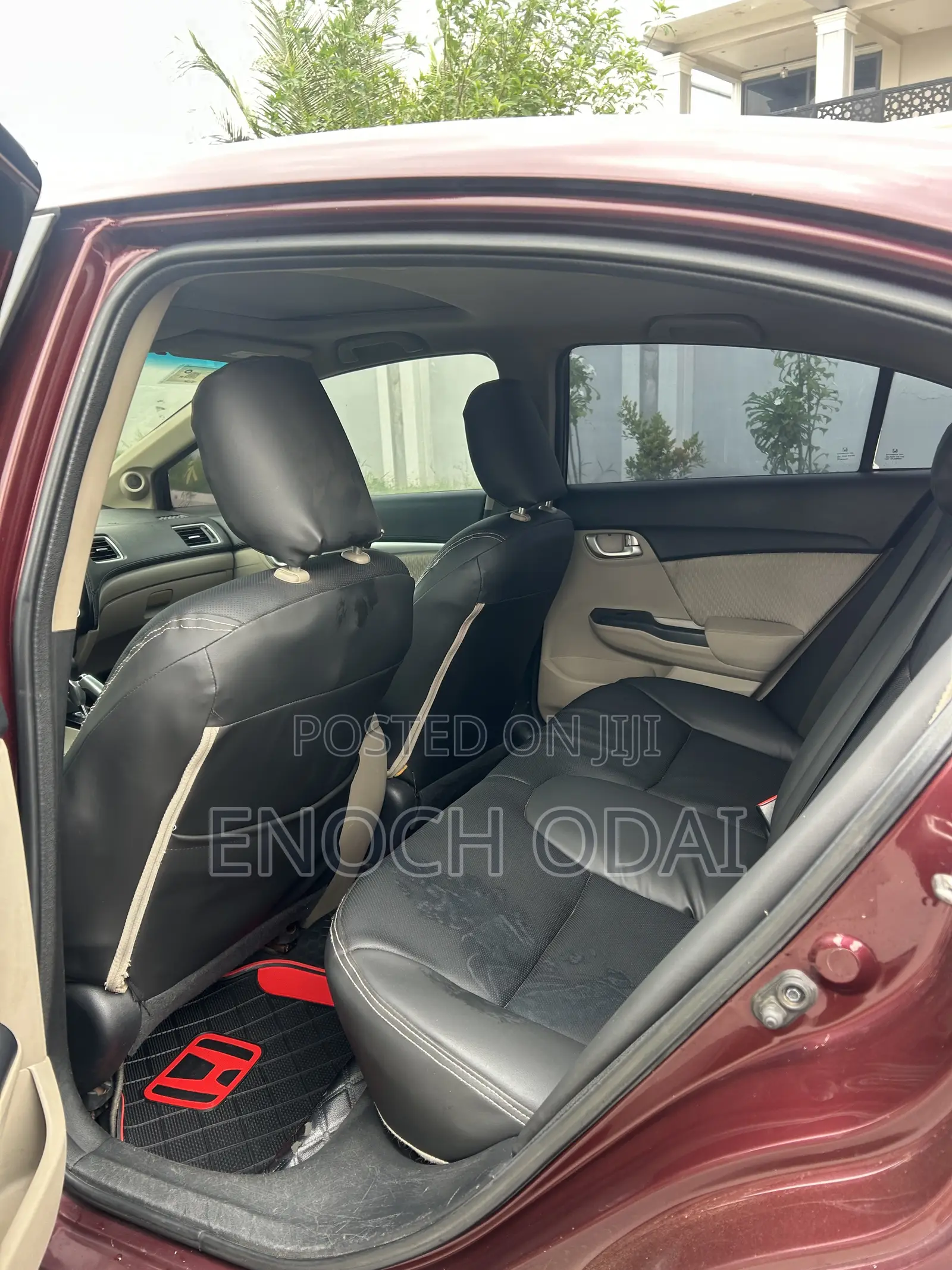 Honda Civic EX-L 4dr Sedan (1.8L 4cyl CVT) 2015 Burgundy