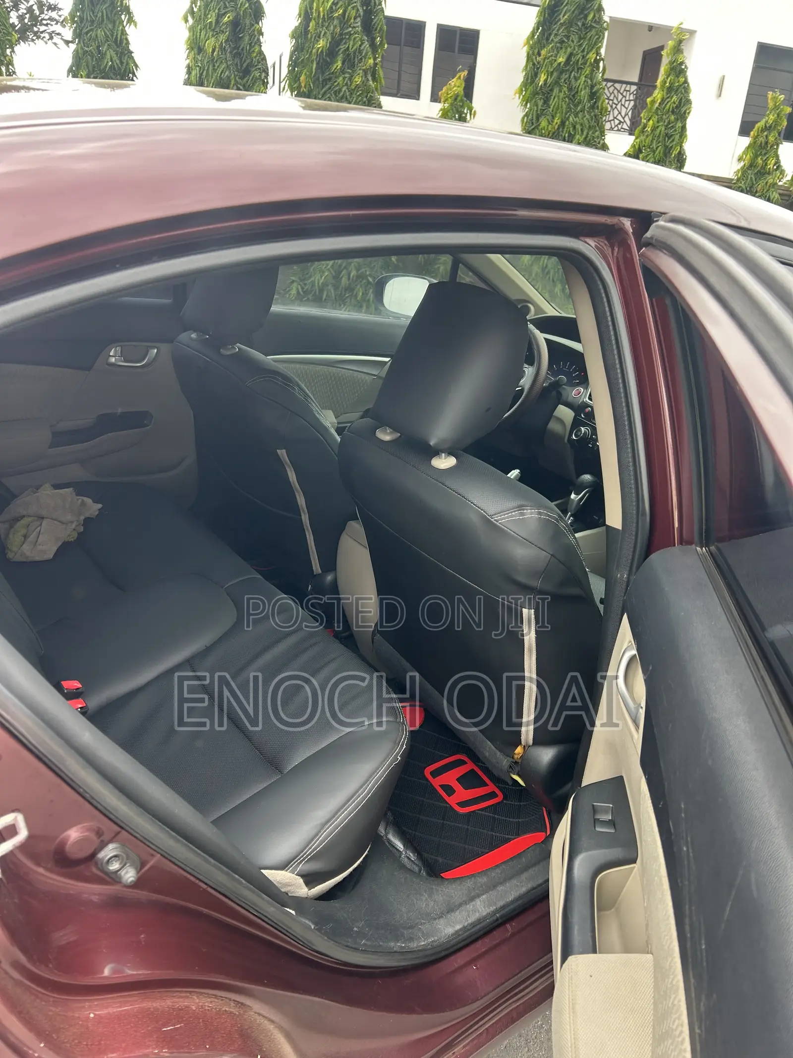 Honda Civic EX-L 4dr Sedan (1.8L 4cyl CVT) 2015 Burgundy