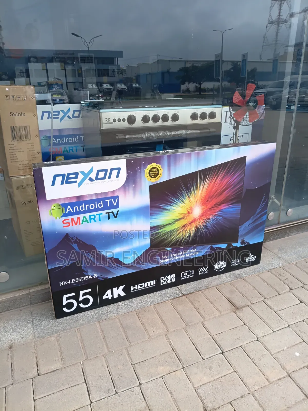 Nexon 55" Smart Android Tv: High Definition, Zero Bezels