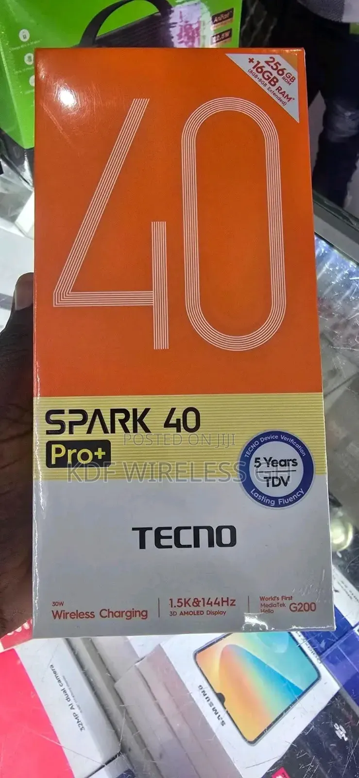 New Tecno Spark 40 Pro+ 256 GB Yellow