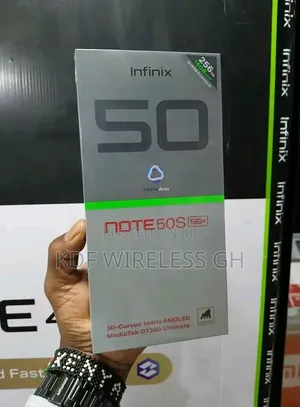 New Infinix Note 50s 256 GB Black