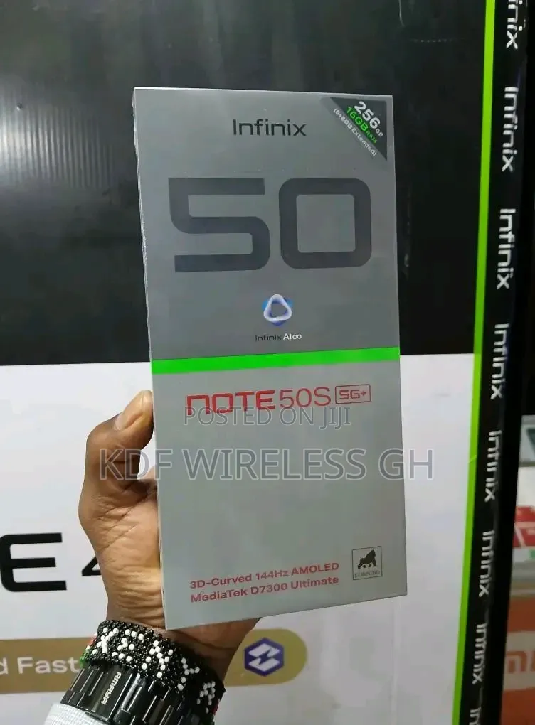 New Infinix Note 50s 256 GB Black
