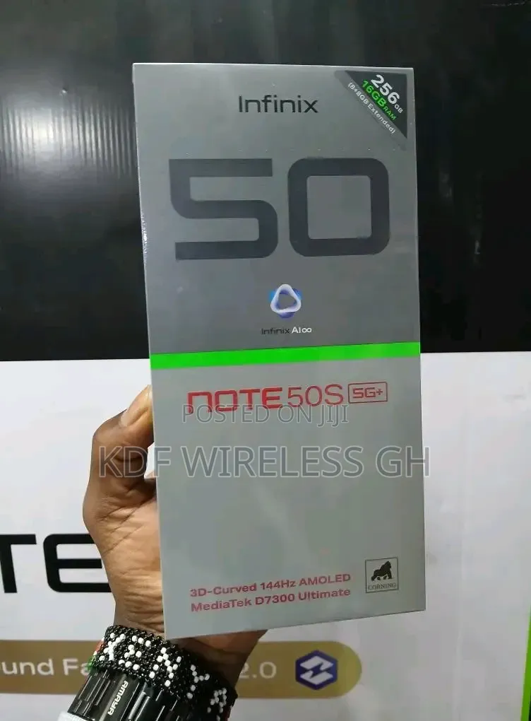 New Infinix Note 50s 256 GB Black