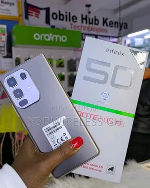 New Infinix Note 50s 256 GB Silver