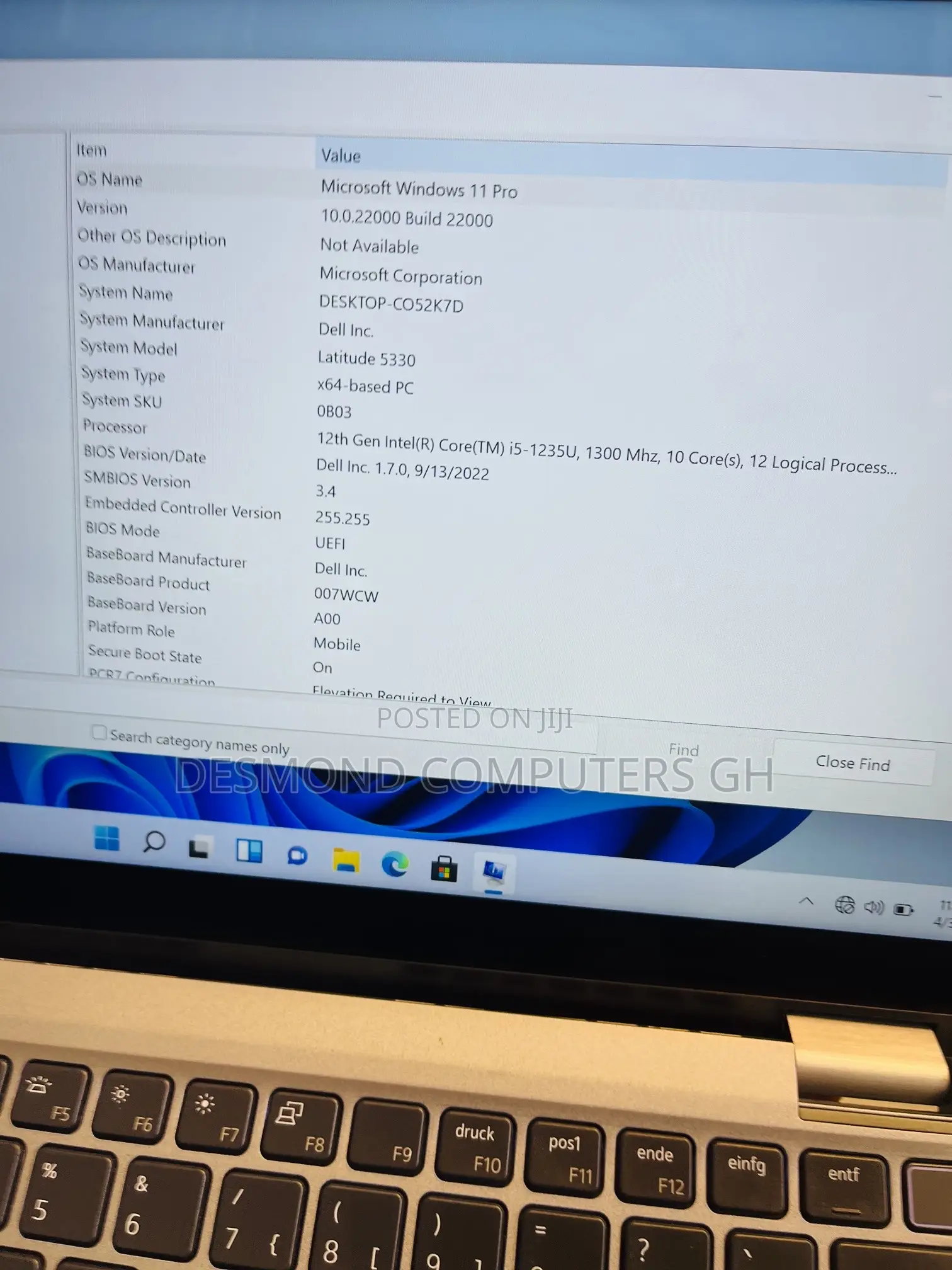 Laptop Dell Latitude 5330 16GB Intel Core i5 SSD 256GB
