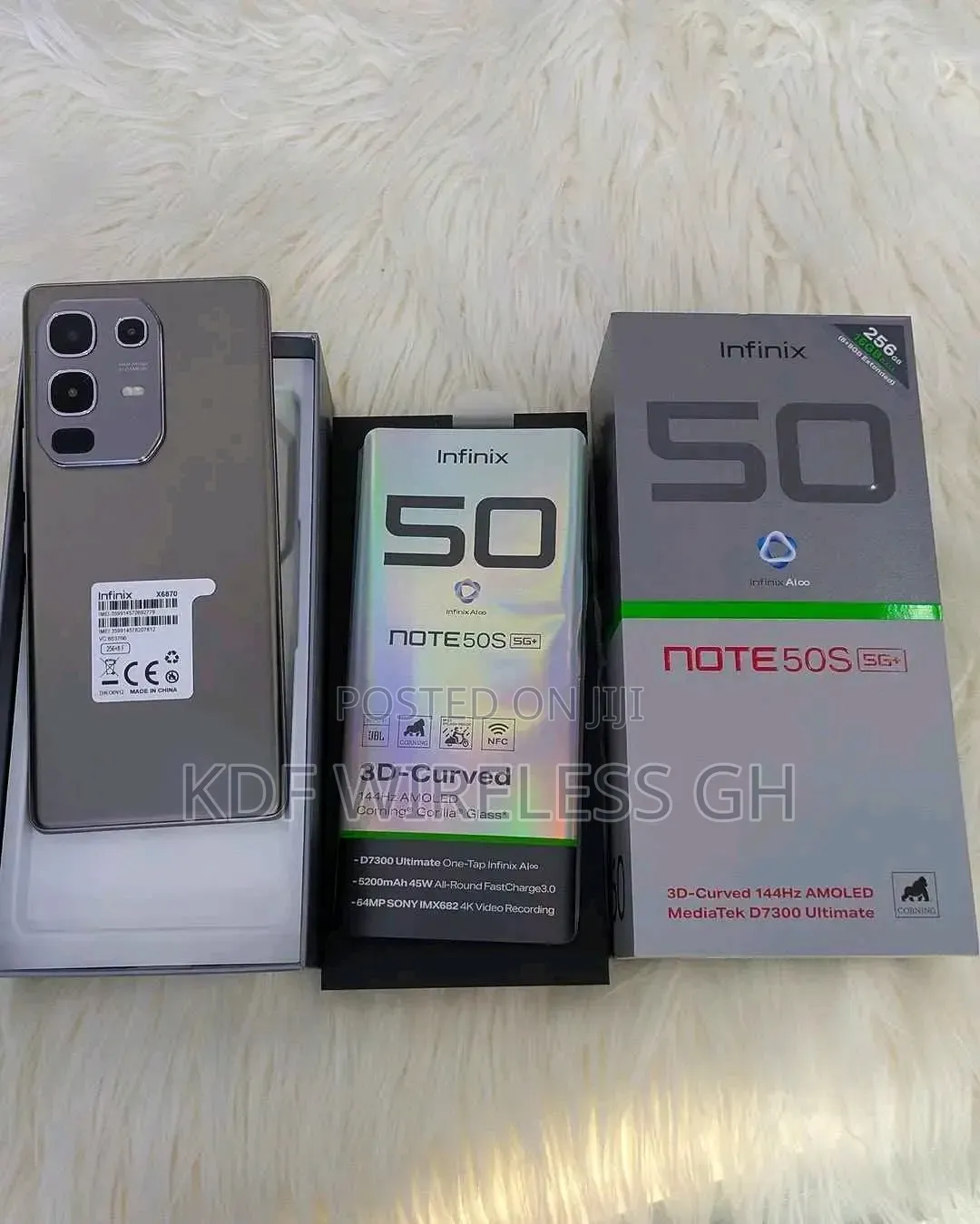 New Infinix Note 50s 256 GB Silver