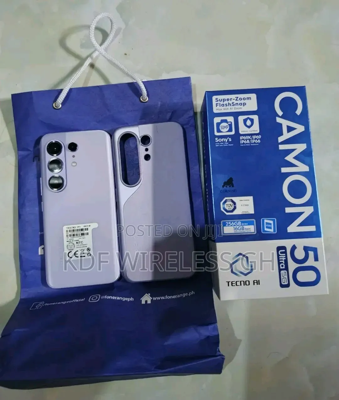 New Tecno Camon 50 Ultra 512 GB Purple