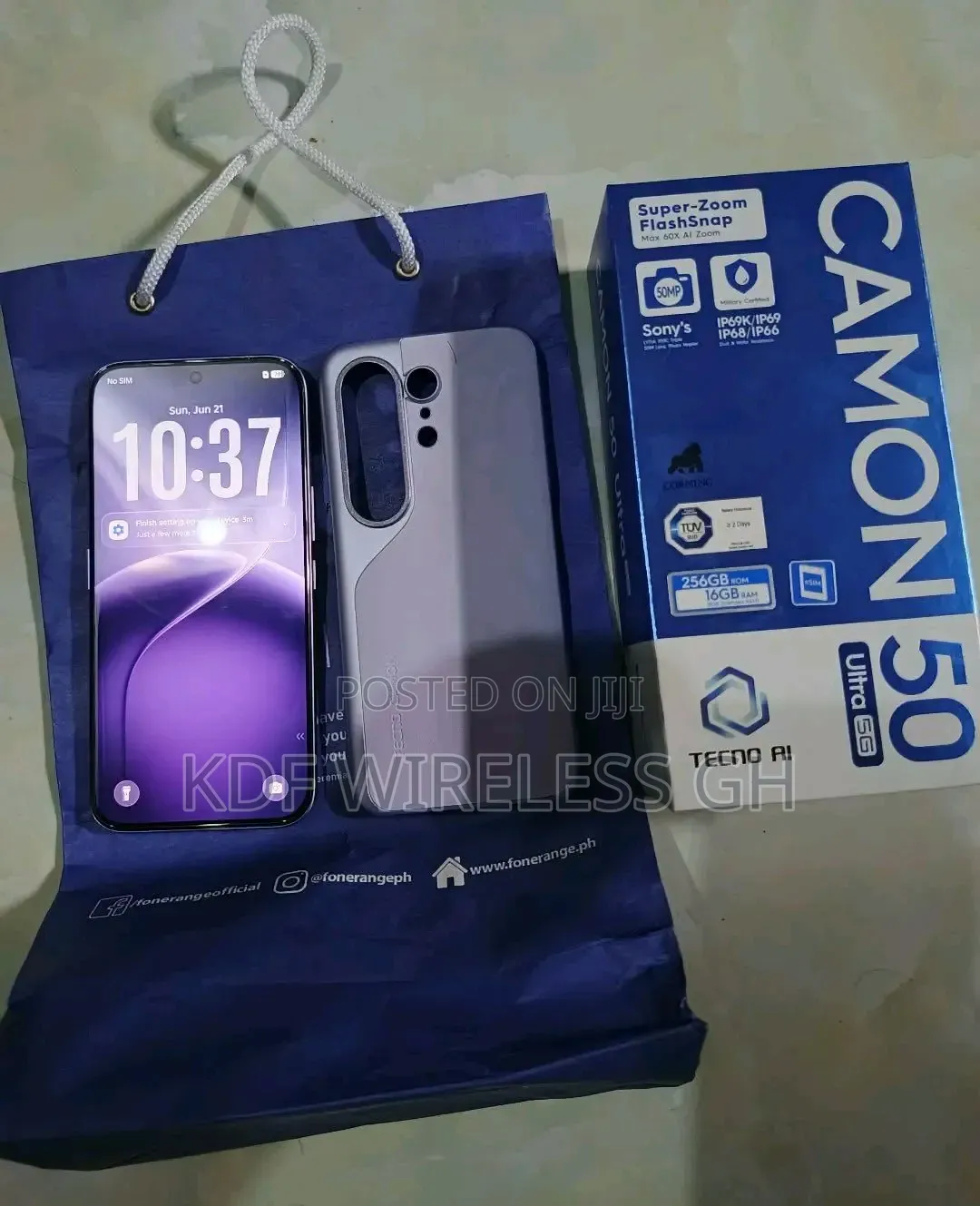 New Tecno Camon 50 Ultra 512 GB Purple