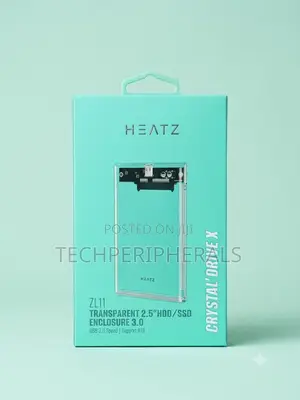 Heatz Crystal Drive X Zl11 Transparent HDD/SSD Enclosure