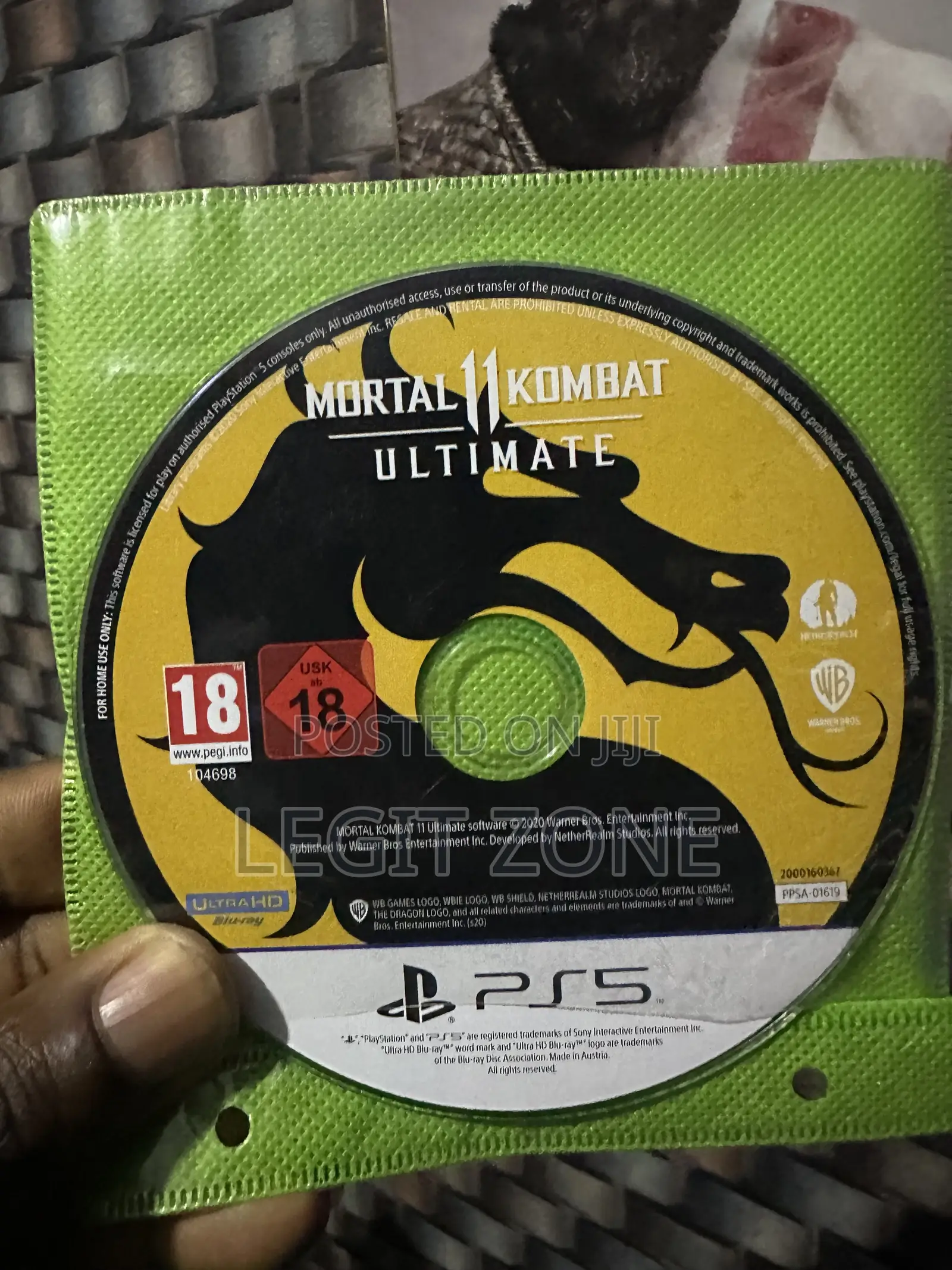Mortal Kombat 11 Disc Ps5
