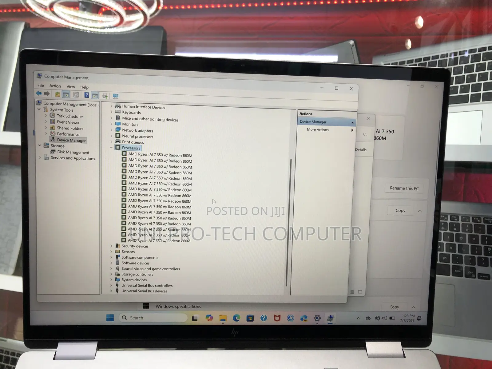 New Laptop HP OmniBook X Flip 14" 24GB AMD Ryzen 7 SSD 1T