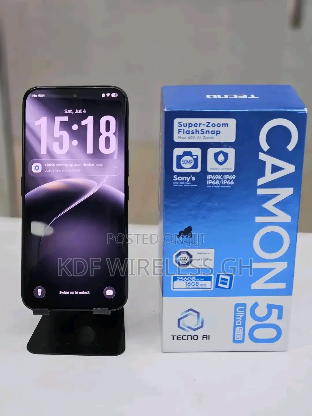 New Tecno Camon 50 Ultra 512 GB Black