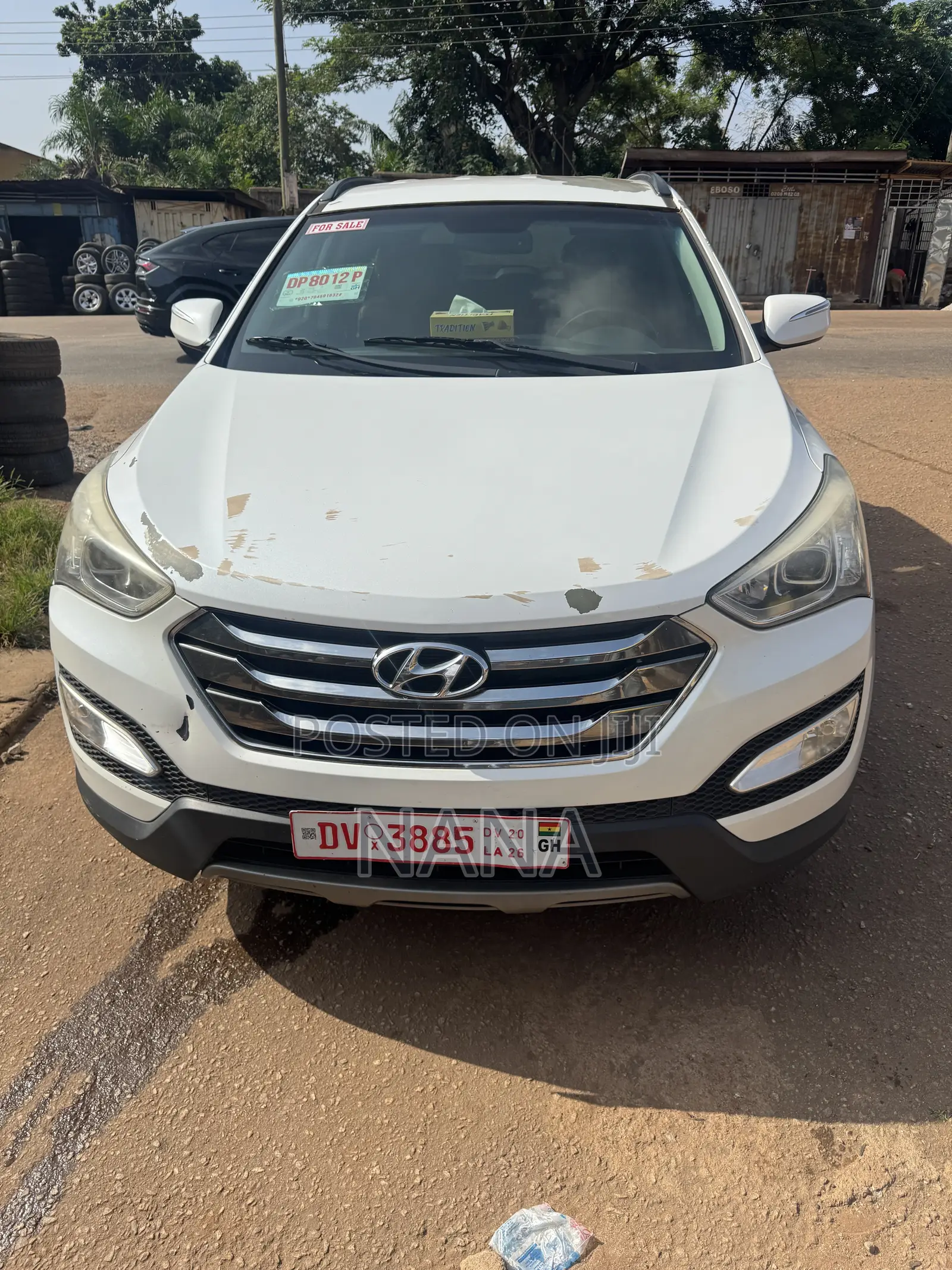 Hyundai Santa Fe 2014 White