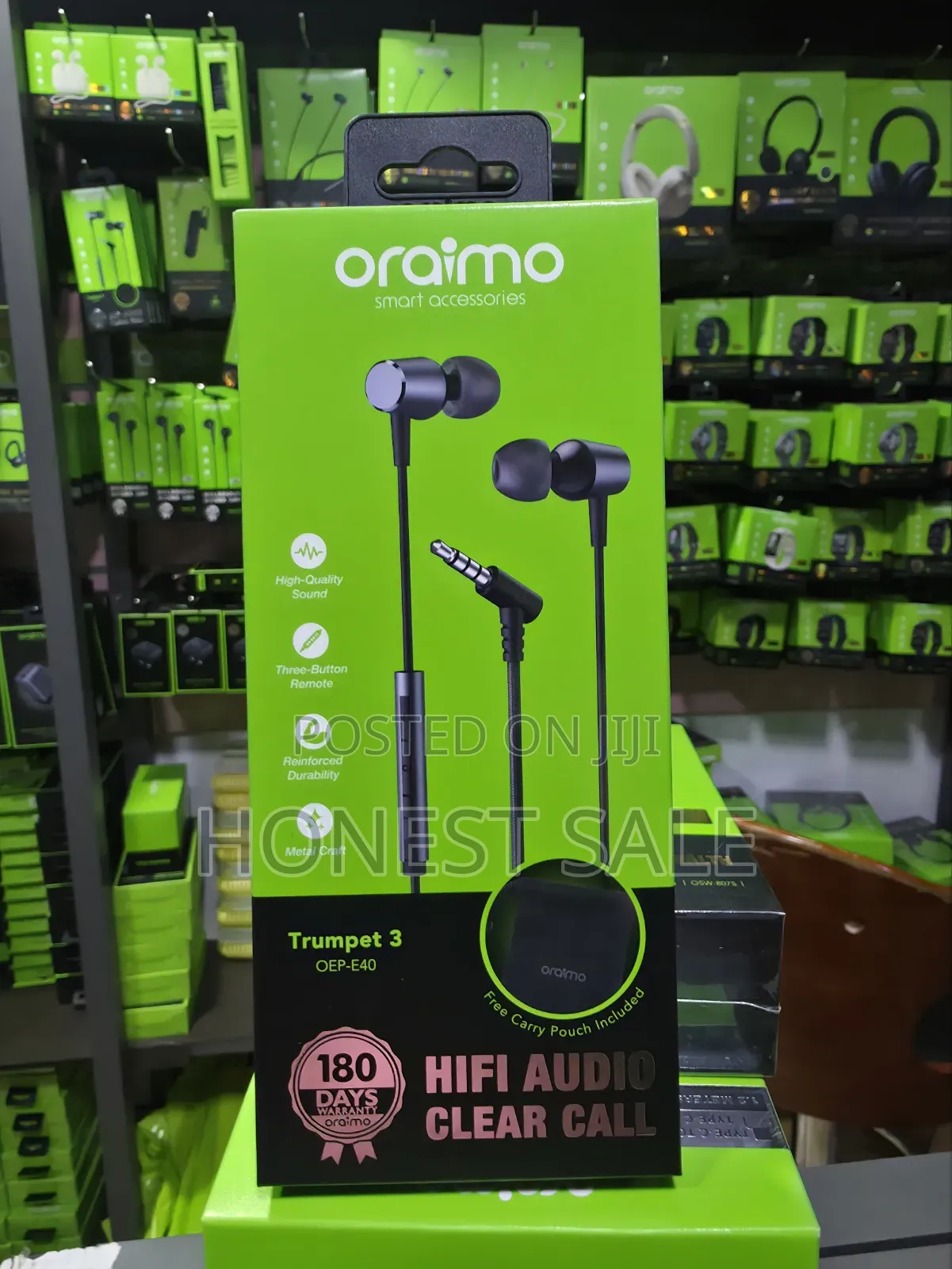 The Oraimo Trumpet 3 Wired Handfree