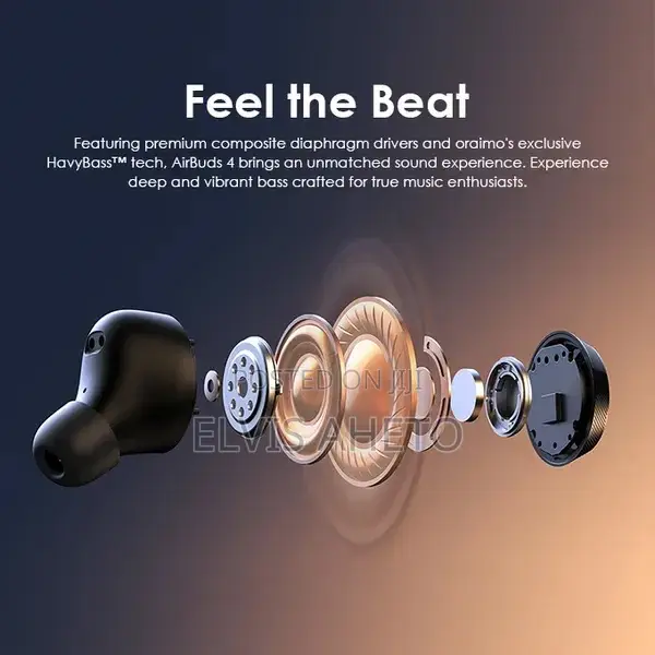 Oraimo Airbuds 4 Enc Wireless Earbuds – Brand New