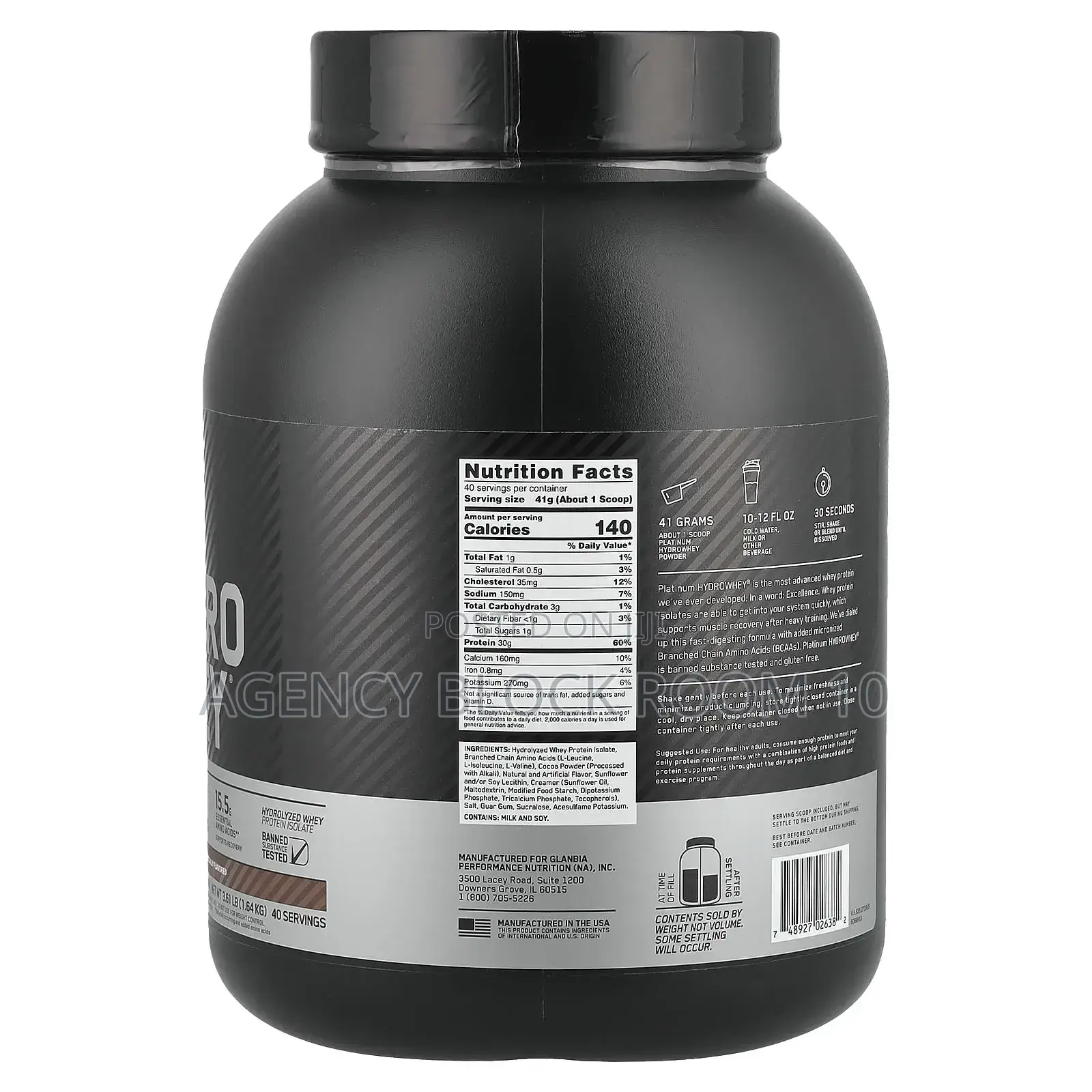 Pre-Order Platinum Hydro Whey, Turbo Chocolate, 3.61 Lb (1.64 Kg)