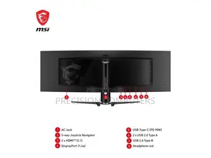 Msi MPG 491cqp Qd-Oled 49'' Ultrawide Gaming Monitor