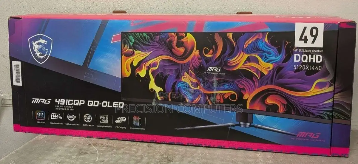 Msi MPG 491cqp Qd-Oled 49'' Ultrawide Gaming Monitor