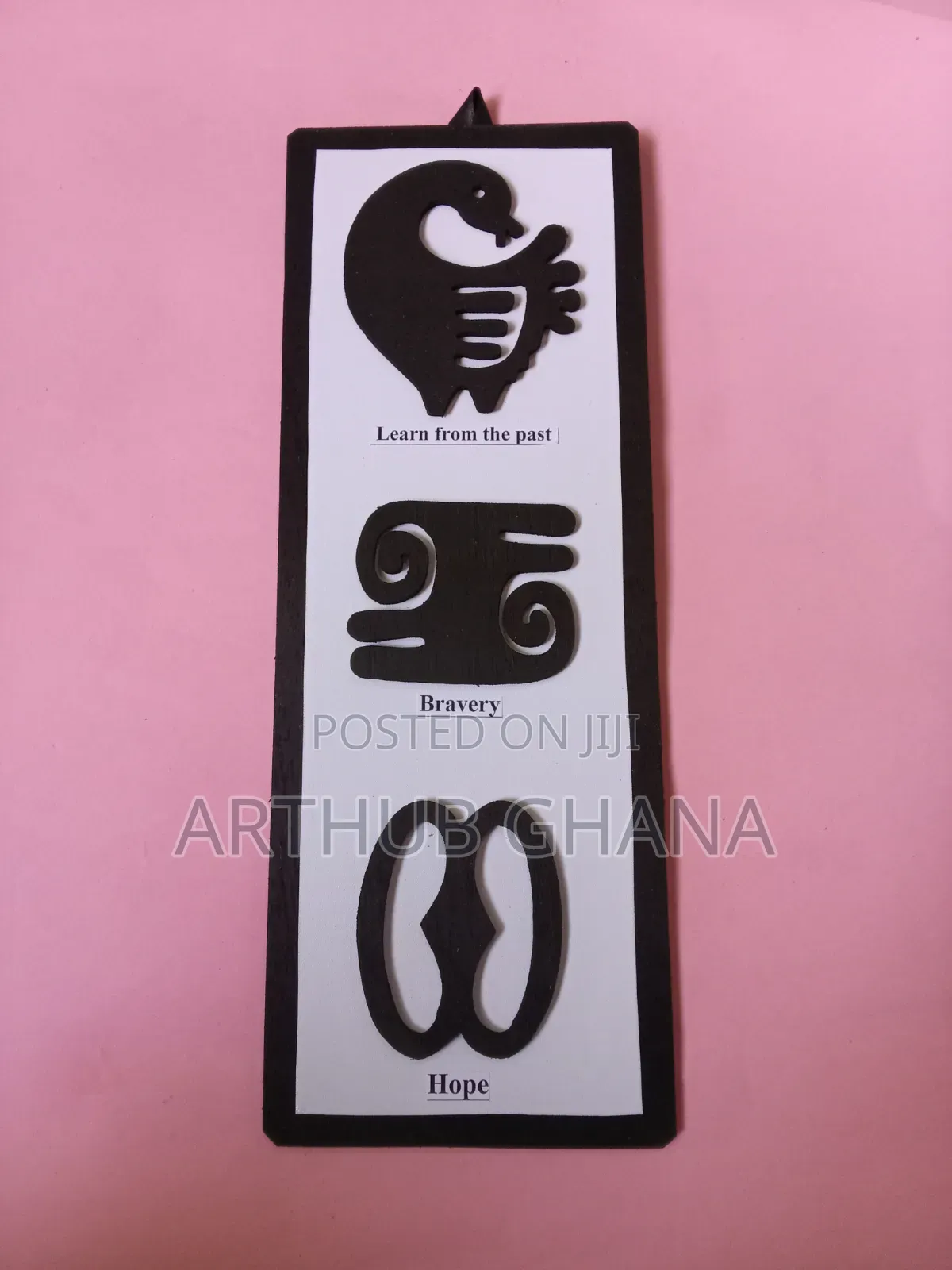 Adinkra Symbol Wall Art Decor/Traditional Ghana Cultural Wall Art