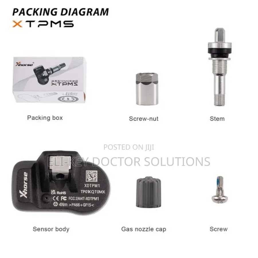 Xhorse Vvdi Universal TPMS Sensor for Toyota Honda Kia Benz