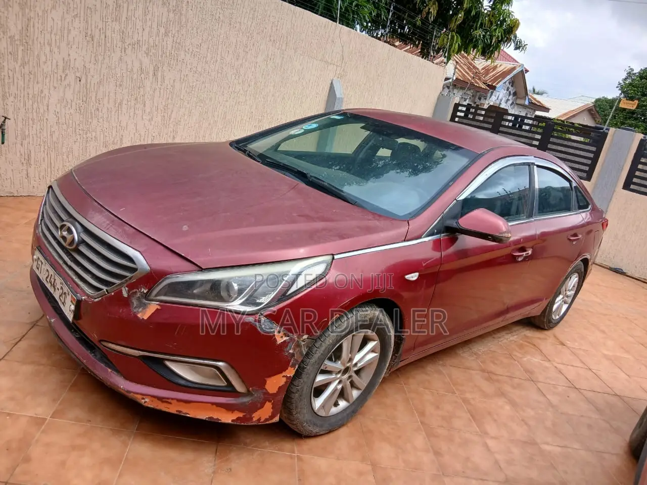 Hyundai Sonata ECO Sedan FWD (1.6L 4cyl 7A) 2017 Red