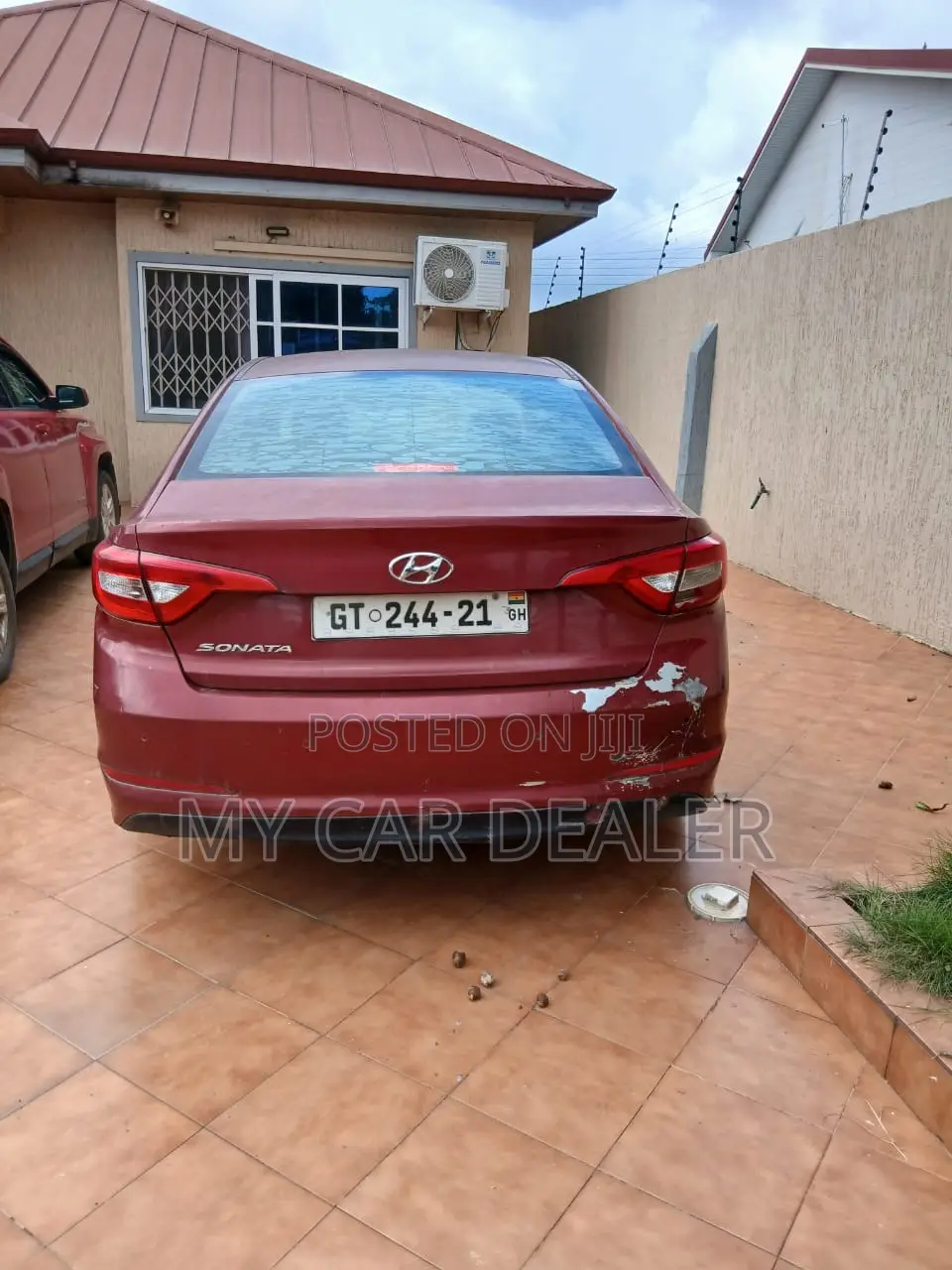 Hyundai Sonata ECO Sedan FWD (1.6L 4cyl 7A) 2017 Red