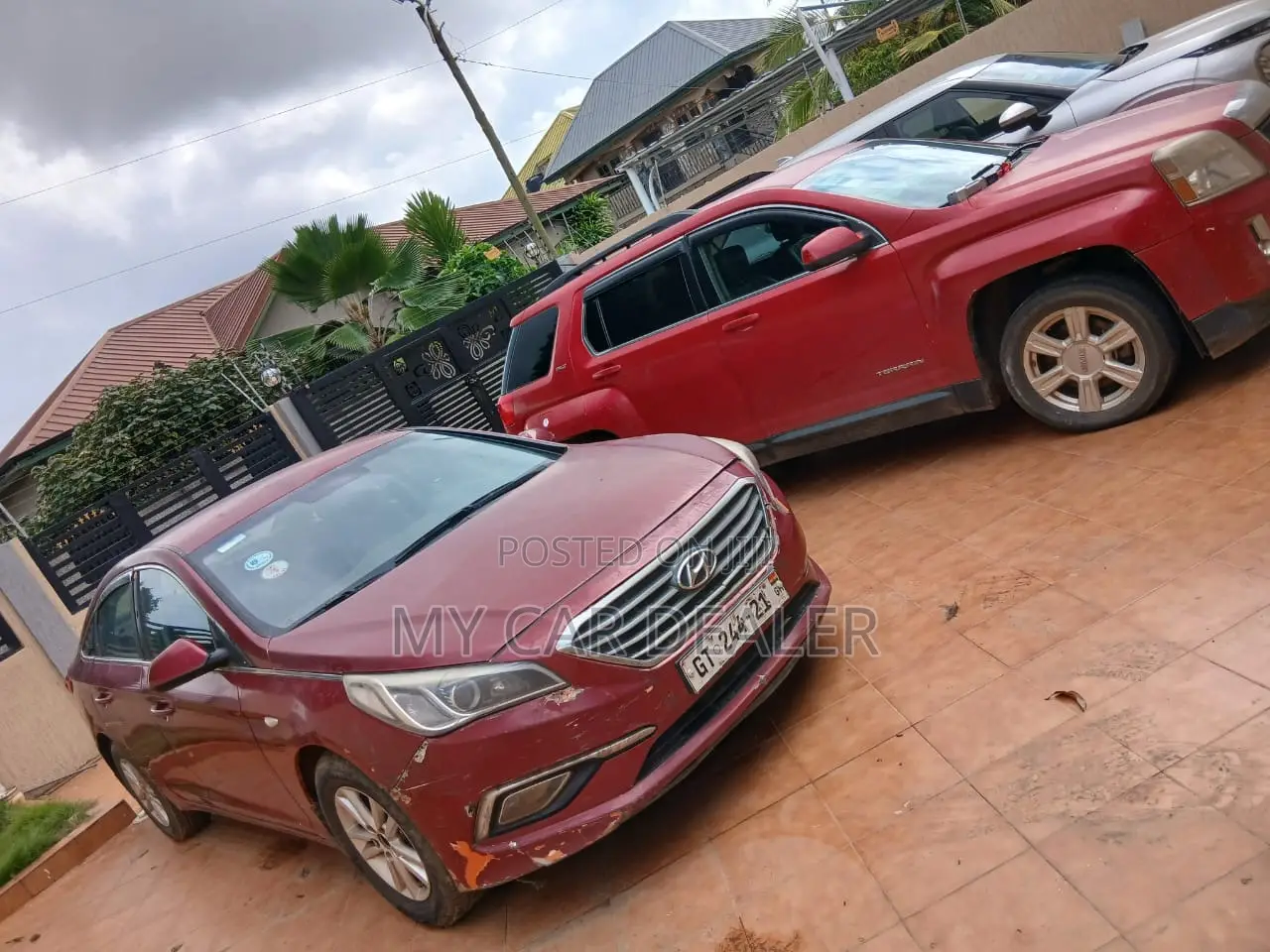 Hyundai Sonata ECO Sedan FWD (1.6L 4cyl 7A) 2017 Red