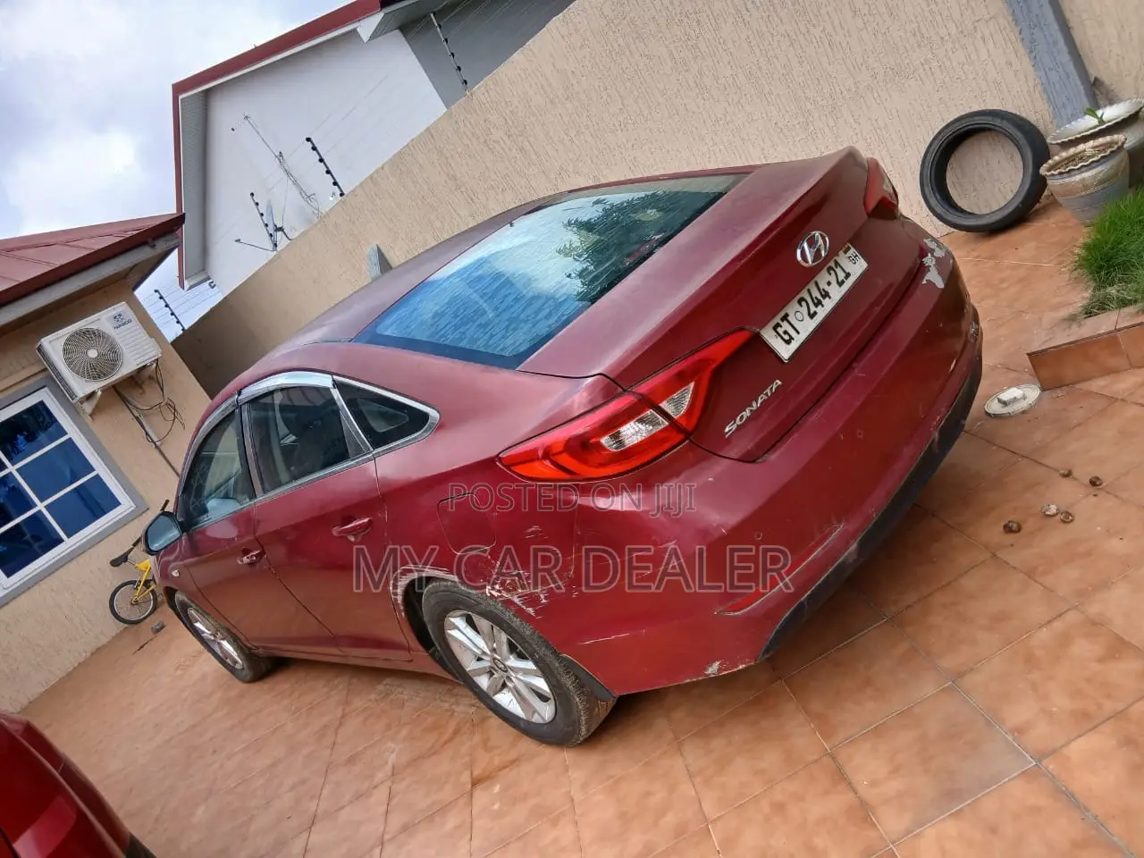 Hyundai Sonata ECO Sedan FWD (1.6L 4cyl 7A) 2017 Red