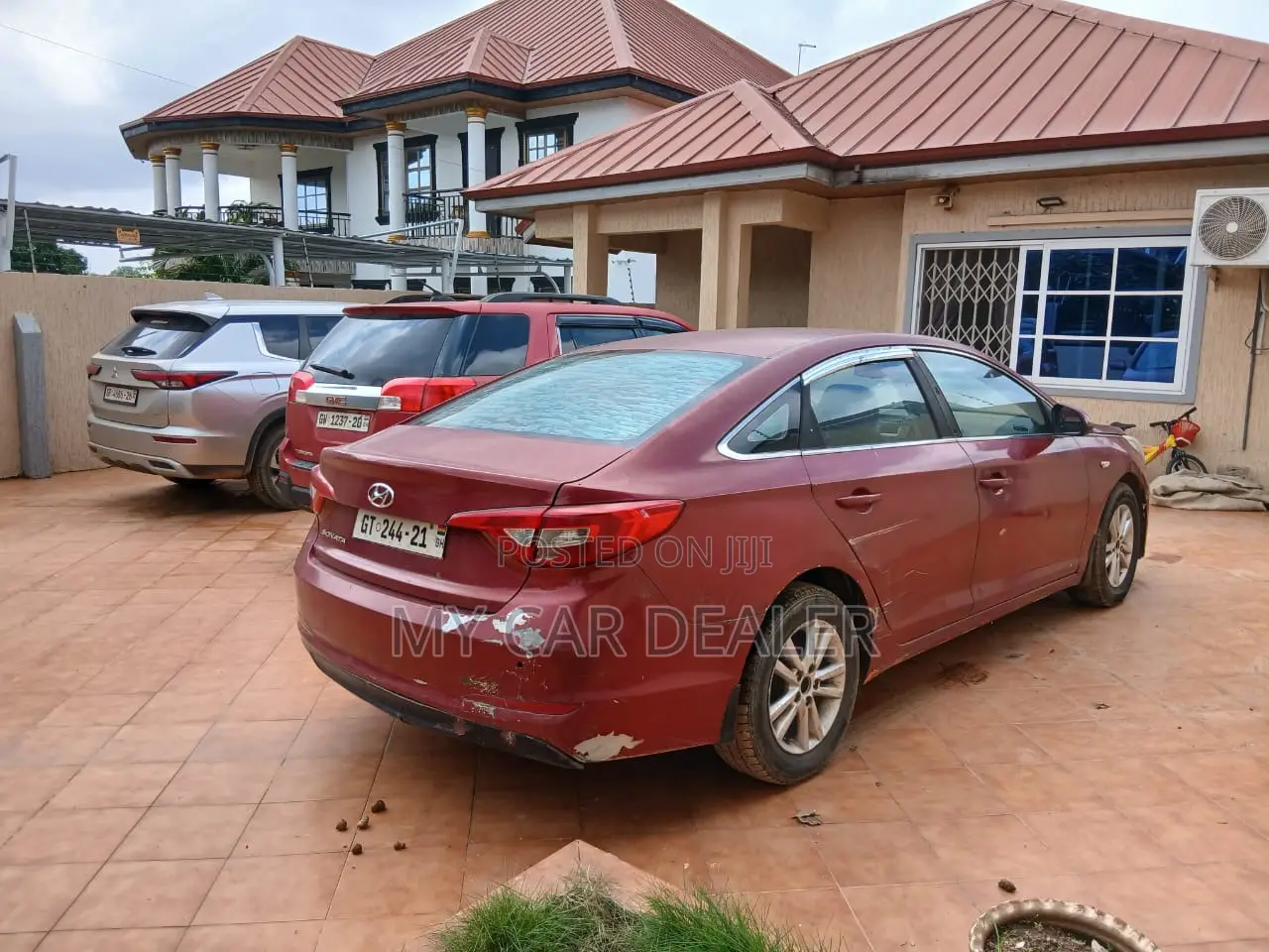 Hyundai Sonata ECO Sedan FWD (1.6L 4cyl 7A) 2017 Red