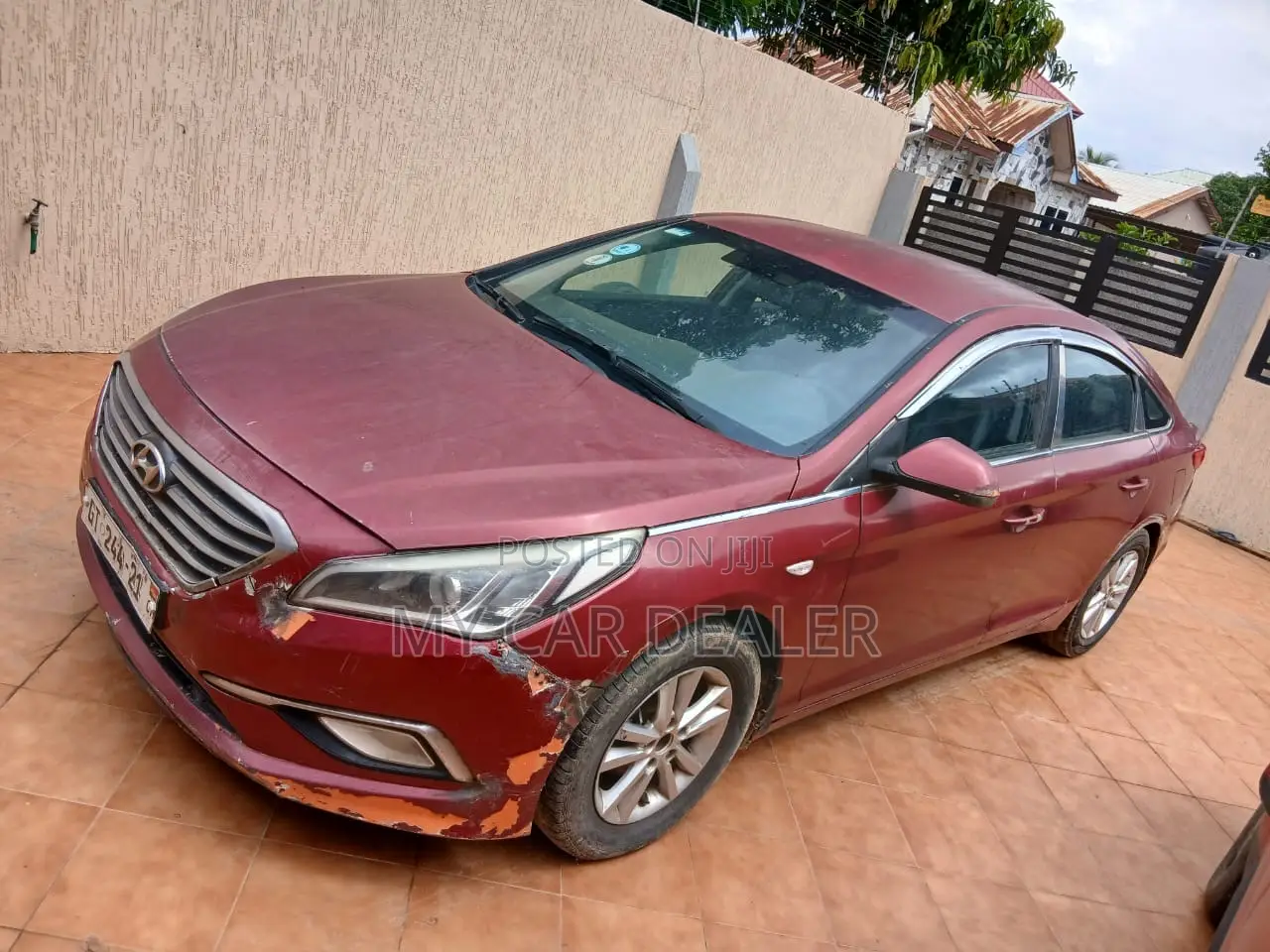 Hyundai Sonata ECO Sedan FWD (1.6L 4cyl 7A) 2017 Red