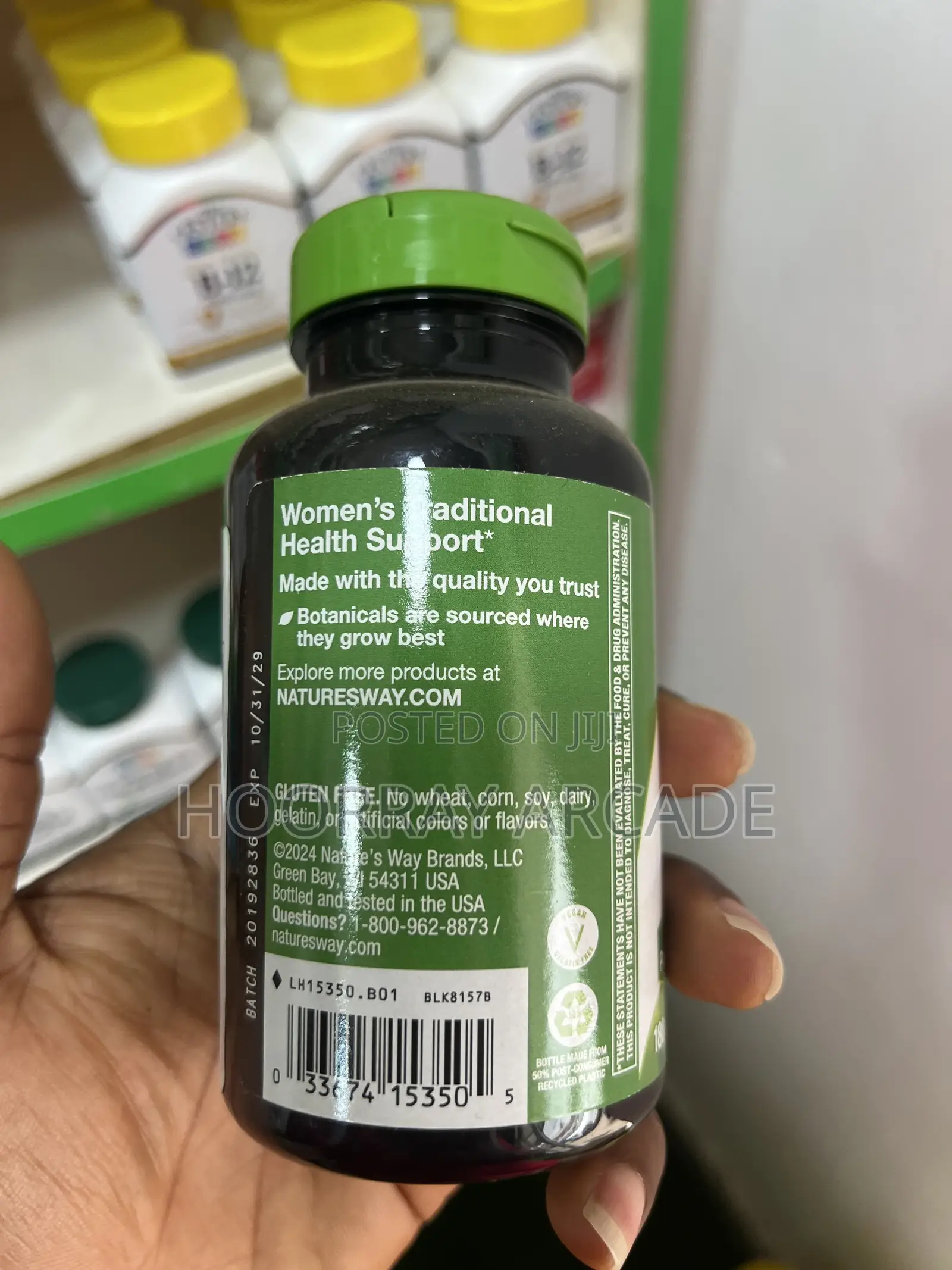 Wild Yam Root - 180 Capsules Delivery Only