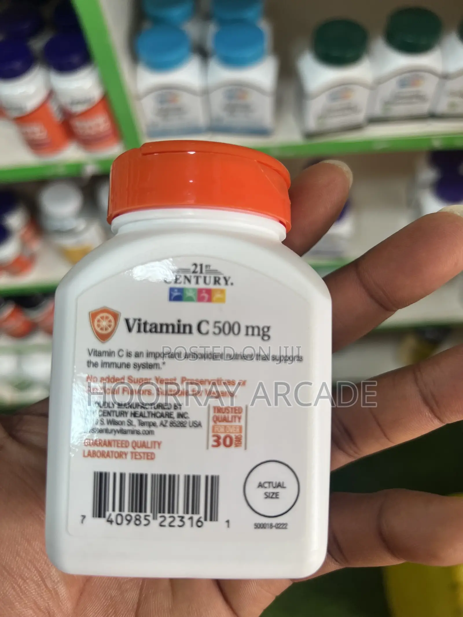Vitamin C 500 Mg - 110 Tablets Delivery Only