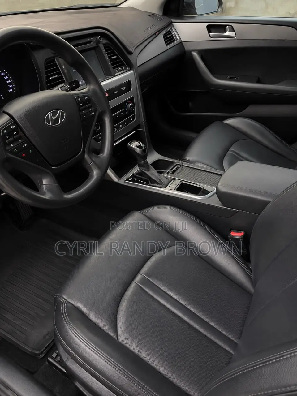 Hyundai Sonata Sport 2.0T Sedan FWD (2.0L 4cyl 6A) 2017 Black