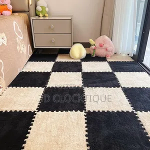 Fluffy Puzzle Carpets Big Size - 10pcs