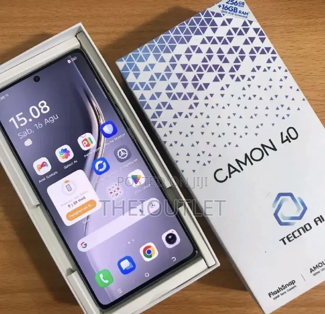 New Tecno Camon 40 256 GB Gray