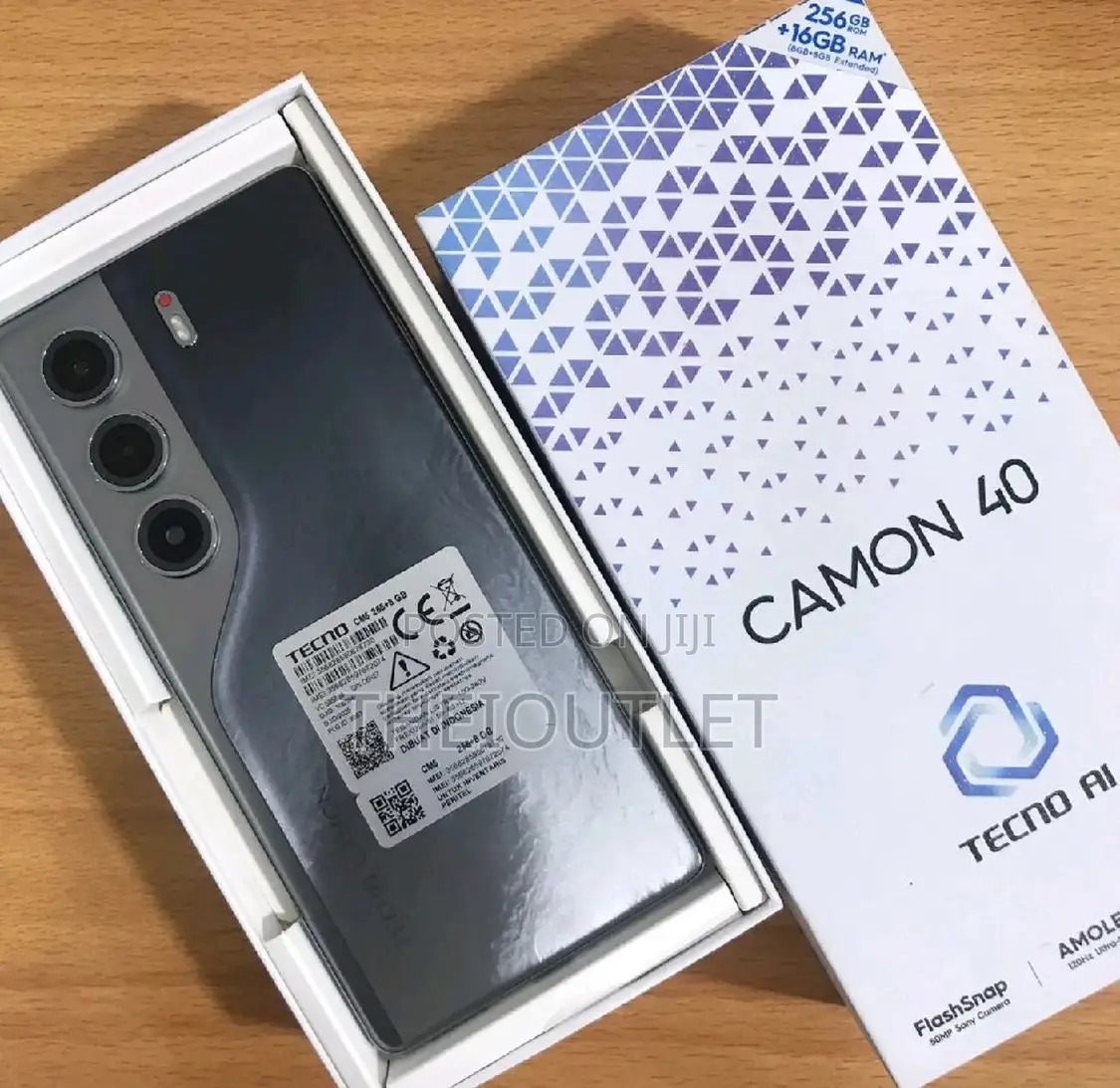 New Tecno Camon 40 256 GB Gray