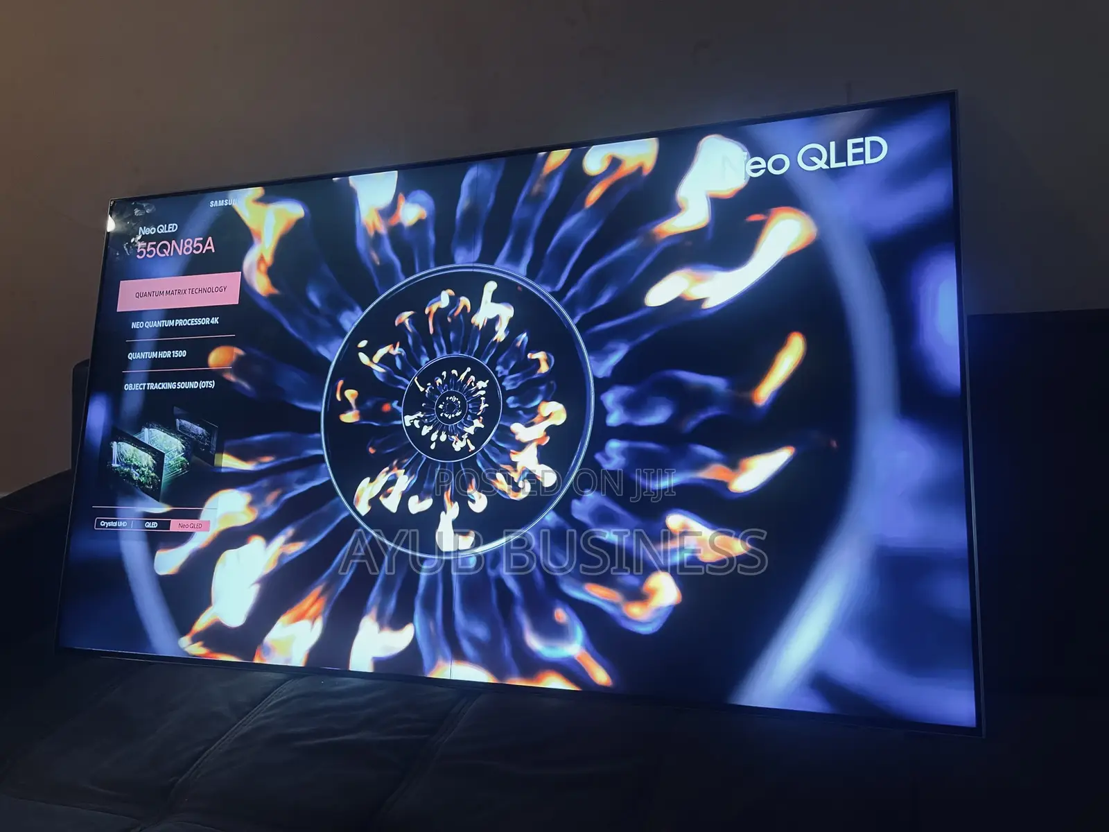 Samsung 55” Qled Smart Tv –Excellent Condition