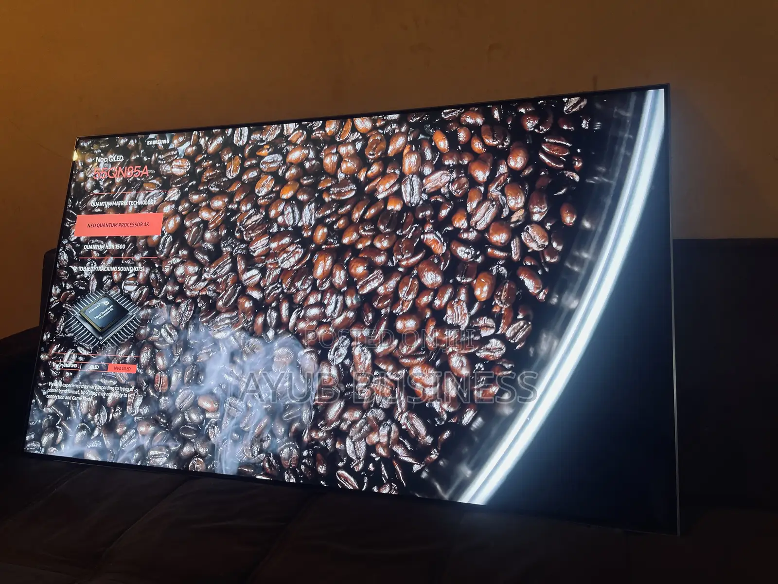 Samsung 55” Qled Smart Tv –Excellent Condition