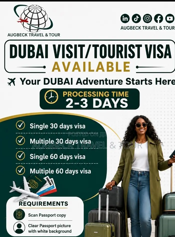 Dubai Visit/Tourist Visa – Fast Reliable!